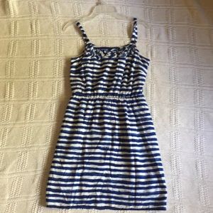 Sundress Blue & white. Loft size 0 petite
